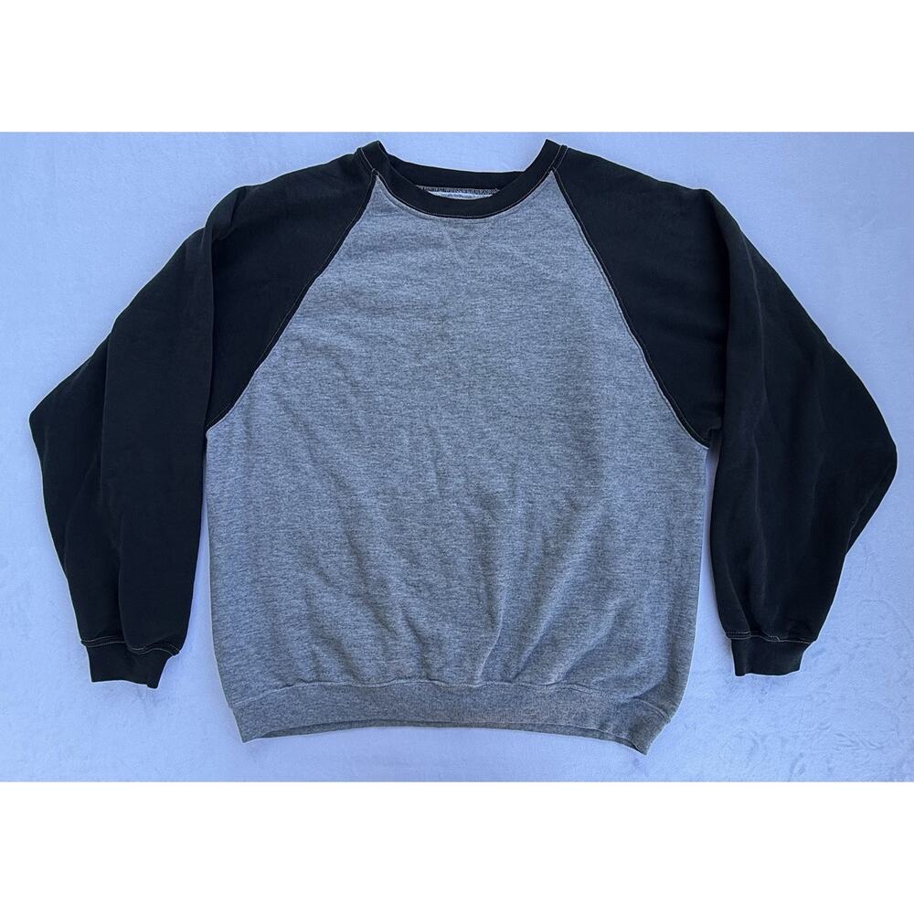 Jerzees Vintage Sweatshirt Mens L Y2K Retro 90s 00s Pullover Crewneck